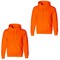 2 Pack Solid Long Sleeve High Visibility Safety Construction Hoodies | RADYAN®
